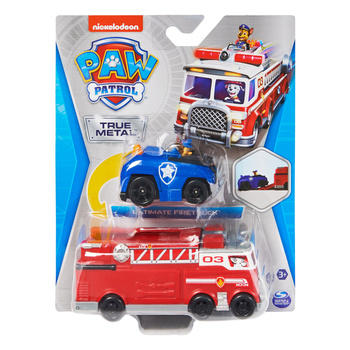Paw Patrol Psi Patrol: Zestaw Drużynowy (Wóż Strażacki + Pojazd Chase'a)