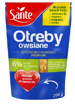 Sante Otręby owsiane wysokobłonnikowe Premium 200 g