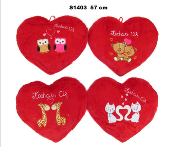 Zabawka pluszowa Serce 57 cm wzór S1403