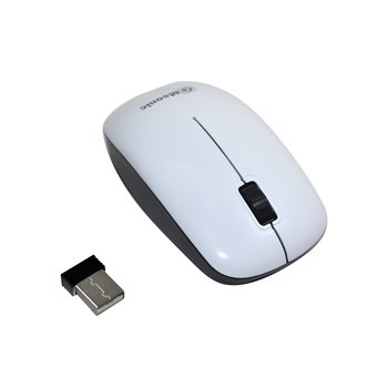 Mysz bezprzewodowa optyczna biała Msonic MX707W