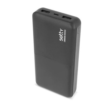 Powerbank Setty 20000 mAh  SPB-20 czarny