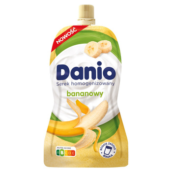 Danio Serek homogenizowany bananowy 120 g