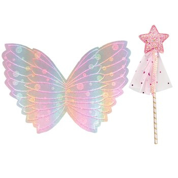 Skrzydełka jednorożca z różdżką