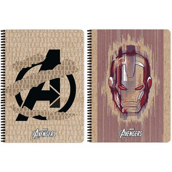 Kołozeszyt A4/80k. Kratka Avengers Kraft Liner