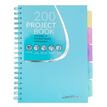 Kołobrulion B5 Coolpack pastel blue, 200 stron, kratka