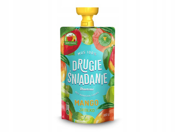 Drugie śniadanie Mus 100% mango jabłko 100 g
