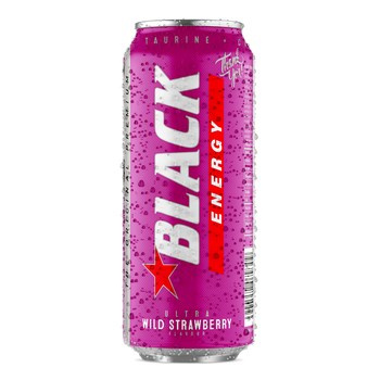 BLACK ENERGY STRAWBERRY 500ML