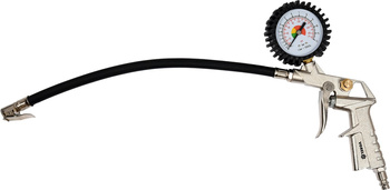 Pistolet do pompowania z manometrem