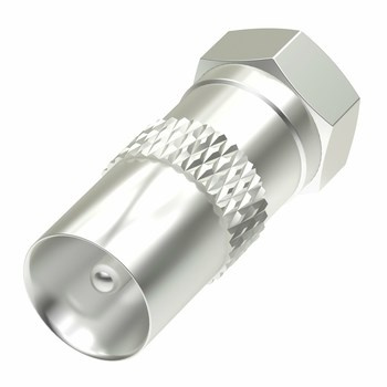 Adapter Wtyk antenowy- Wtyk F Hama 205221