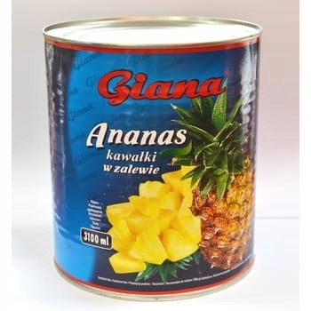 Giana Ananas kawałki w zalewie  3100ml