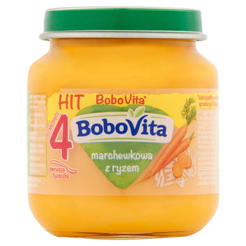 BoboVita Marchewkowa z ryżem po 4 miesiącu 125 g