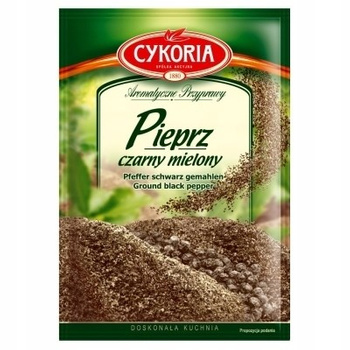 Cykoria Aromatyczne Przyprawy Pieprz czarny mielony 20 g