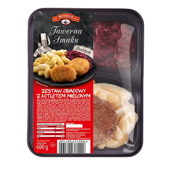 KOTWICA Zestaw obiadowy z kotletem mielonym 600 g