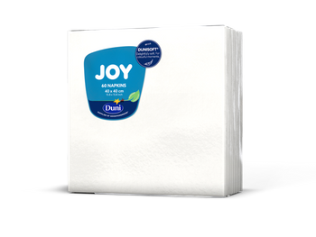 Duni Dunisoft White Luksusowe serwetki 40 x 40 cm 60 sztuk