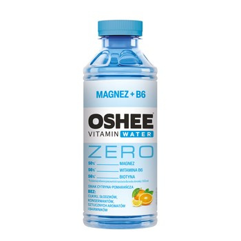 Oshee Vitamin Water Napój niegazowany o smaku cytryny pomarańczy 555 ml