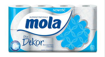 Mola Blue Dekor Papier toaletowy 8 rolek