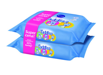 NIVEA Baby Toddies Chusteczki wielofunkcyjne 2 x 60 szt