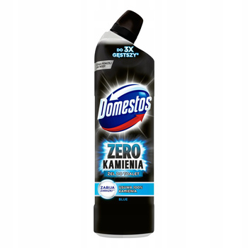 Domestos Zero Kamienia Żel do toalet Blue 750 ml
