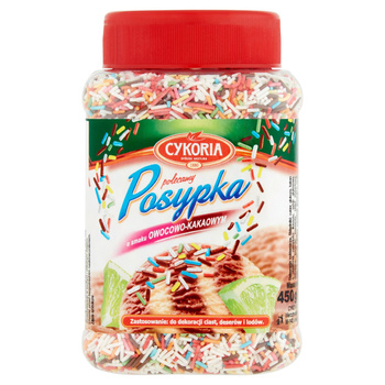 Cykoria Posypka o smaku owocowo-kakaowym 450 g