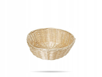 Koszyk z polirattanu - okrągły 200x65mm Hendi