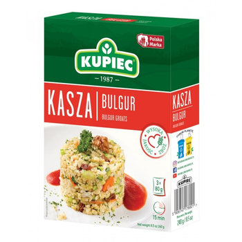 Kupiec Kasza bulgur 3x80g