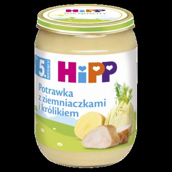 HiPP Potrawka z ziemniaczkami i królikiem po 5 miesiącu 190g