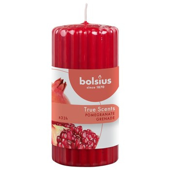 Bolsius Świeca pieńkowa zapachowa 120/58 True Scents Granat