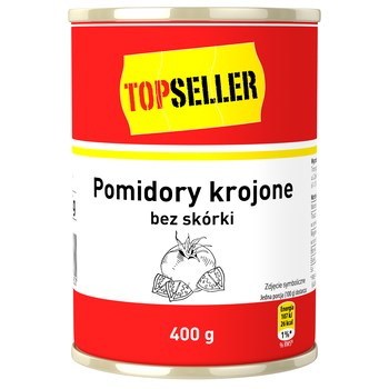 TOPS POMIDORY B/SKÓR KROJ.400G