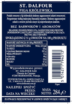 St Dalfour Owocowa Rapsodia Produkt owocowy figa królewska 284g