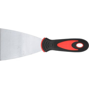 VOREL Szpachelka nierdzewna dwukolorowa rączka 8 cm