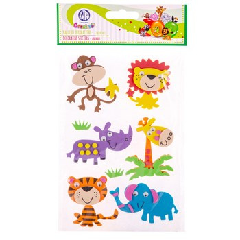 Naklejki dekoracyjne, Astra Creativo - zwierzątka, 6szt