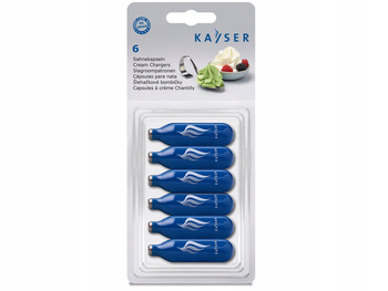 Naboje do syfonu do bitej śmietany 6szt Kayser