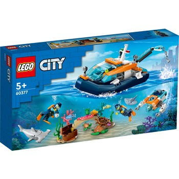 LEGO 60377 City Łódź do nurkowania badacza