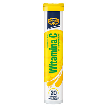 Krüger Suplement diety witamina C smak cytrynowy 84 g (20 sztuk)
