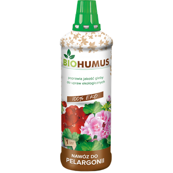 Biohumus - nawóz do pelargonii 1l, Agrecol