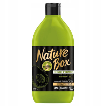 Nature Box Avocado Oil Regenerująca odżywka do włosów zniszczonych z olejem z awokado 385 ml