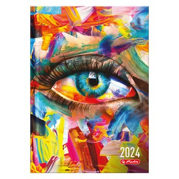 Herlitz kalendarz tygodniowy A5 oko - kolor 2024