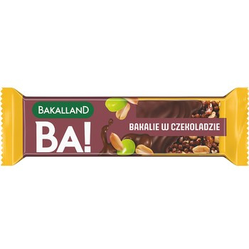 Bakalland Yem Go Baton czekoladowo-bakaliowy 40 g
