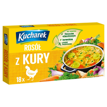 Kucharek Rosół z kury 180 g (18 x 10 g)