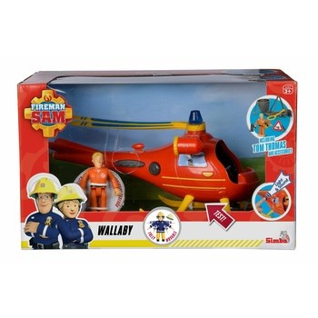 Simba Strażak Sam Helikopter Wallaby z figurką