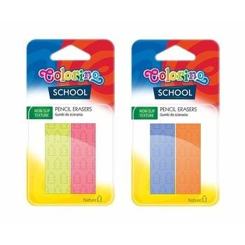 Gumki do ścierania na blistrze 2 sztuki Colorino