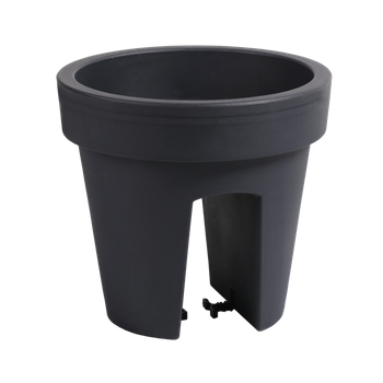 Doniczka Prosperplast Lofly Railing 24,5 antracyt