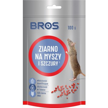 BROS - ziarno na myszy i szczury 100g - doypack