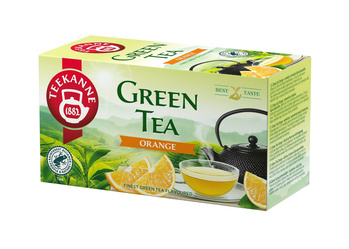 Teekanne Green Tea Orange Aromatyzowana herbata zielona 35 g (20 x 1,75 g)