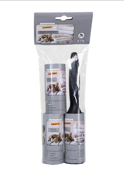 Rolka do czyszczenia odzieży , z uchwytem + 2 zapasy VESPERO