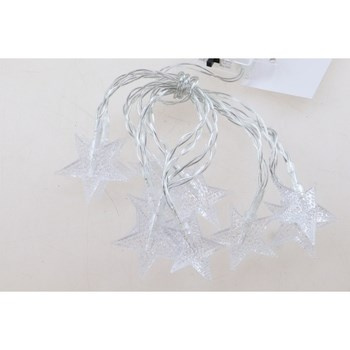 EM&EM Girlanda świetlna gwiazdki 10 LED ciepłe światło 1,2m