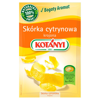 Kotányi Skórka cytrynowa krojona 16 g