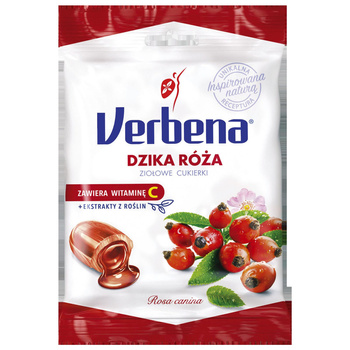 Verbena Ziołowe cukierki dzika róża 60 g