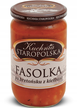 Kuchnia Staropolska Fasolka po bretońsku z kiełbasą 700 g
