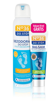 No.36 Odświeżający dezodorant do stóp 150ml + Balsam do stóp 50ml